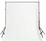 Eyuvaa White Lycra Cloth Wrinkle Free Photography Background Cloth For Photoshoot, 8 X 12 Ft