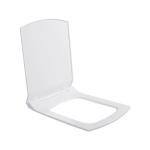 HARDSTONE Toilet Seat Cover & Rectangle Toilet Seat Cover (44 cm x 34 cm)& Soft Close Seat Cover & Square Shape Toilet Seat Cover & Glossy Finish White Colour & With Installation Kit