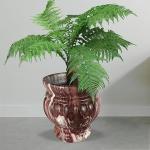 KUNDA Multicolor Ceramic Kunja Colorfull Memory Planter, 10 X 8 X 10 Inch