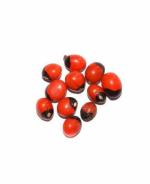zoltamulata Red and Black Chirmi Beads (51 pc) , Small Size