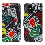 A D Enterprises Chill Black Flip Cover for Infinix Hot 10 | Magnetic Case | Shock Absorbent | Flip Cover Infinix Hot 10
