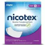 Cipla Nicotex Nicotine Transdermal Patch, 7 Patches (Step 1 - 21mg) Nicotine Patch 