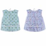CuddleCare Cotton Baby Apron Infant And Toddler Bib For New Born Baby Boy And Girl - Pack Of 2