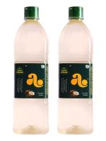 aishwaryam oils Unrefined Cooking Coconut Oil Wood Pressed and Preservatives Free - 1 L (pack of 2)