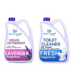BRITE&FRSH Home care Faster Stain Removal Toilet Bowl Cleaner With Lavender Detergent Combo Pack