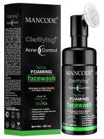 Mancode Tea Tree Face Wash For Men 150ml | With Built in Face Brush | Face Brush for Deep Cleansing Face | For Oily & Dry Skin | Anti Acne | Gentle, Clear Skin | Pack Of 1