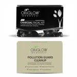 Oxyglow Herbals Oxyglow Herbals Charcoal Facial Kit 50G And Oxyglow Herbals Pollution Gaurd Cleanup 40 Gm (Pack Of 2)