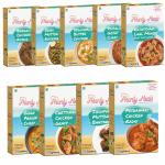 Hearty Meals 765g Assorted Chicken Meat Cooking Premix Combo | Instant Gravy Masala Mix for Varieties of Chicken | Ready in 20 - 25 min | Serves 45-54 | No Preservatives | Ready To Cook Indian Premix Masala Spice |All in One Combo Pack of 9 Mixes