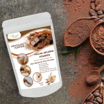 Bluejack Organics Herbal Wax Powder for Hair Removal-Chocolate Flavour Wax -8 min Instant Painless Natural Waxing Powder All Types of Hair Skin 100 Gm (Chocolate Flavoer Facial Wax)