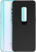 S-Hardline Vivo V17 Pro Black Rubber, Silicon Back Cover Pudding Case