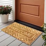 Just Mats Dark Brown Coir Doormat For Indoor, Outdoor