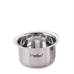 Neelam Silver Stainless Steel 10 22G Induction Bottom Tope, 1100 Ml