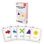 Festiko 1 Set of 30 Pcs Shapes & Colours Flash Cards, Shapes & Colours Flash Cards for Kids, Easy & Fun Way of Learning, Flashcards For Toddlers and Kids