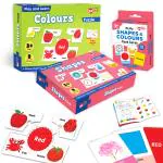 Little Berry Shapes and Colours Puzzles Combo For Kids With Activity Book and Flash Cards