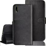 Tingtong Flip Cover for Vivo V11 Pro | Magnetic Closurer| PU Leather Magnetic Wallet Back Cover Case (Black)