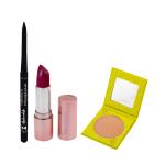 Moraze Combo Pack of Compact Lipstick With Kajal