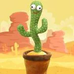 Goyals Green Dancing Cactus Talking Toy, Wriggle And Singing Recording Repeat What You Say Funny Education Toy For Boys Toys