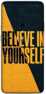 aadia One Plus 7 Pro Matte Vinyl Quotes Printed Mobile Skin Sticker with Scratch Resistant Lamination