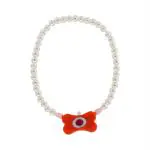 Ez Life Multicolour Pet Pearl Necklace With Led Light