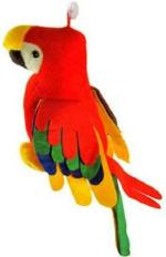 Saubhagye Multicolor Girl Parrot Soft Toys, size-24 cm for 1 years and above