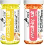 Park Daniel Lemon Salt And Rose Salt For Skin Lightening And Refreshing Skin Pedicure And Manicure Salt, 200 G Each (Combo Of 2)