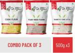 Dr. RBL's Corn Flour Flaxseed Flour Diabetic Care Flour (1500 g, Pack of 3)