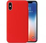 Clickaway Apple Iphone Xr Silicone Textured Premium Rich Look Grip Case Cover (Red)