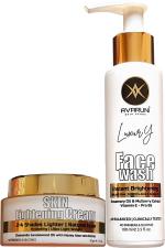 Avaruni Lightening Cream With Instant Brightening Facewash (Pack Of 4)