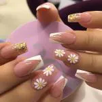 Jewels beauty Artificial Nails Press On Nails Fake Nails False Acralyic Women Nails Girls Nails Short Nails long Nails Gel Finish Manicure Nails kit of 24 Nails with Glue-nude pink