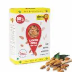 KISAANSAY Kashmiri Mamra Almonds 2Kg (250gmx8) | High Oil Content | Vaccum-Packed At Source | Unpolished Badaam Giri | 100% Natural Crunchy Nuts & Dryfruits | Fresh As Just Harvested | Rich in Protein