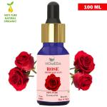 Homeda Rose Essential oil For Face (100 ml), Skin, Hair Growth, Rose oil (Gulab) Aroma Diffuser for Home fragrance, 100% Pure