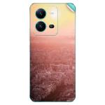 GADGETSWRAP Printed Vinyl Skin Sticker for Vivo V25 (5G) - skyline 6