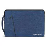 Stysol Blue Denim Laptop Sleeve Bag For 15.6 Inch Laptop, Macbook