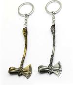 Blue Aura Neotask Grey, Gold Metal Marvel Thor Strombreaker And Key Chain (Pack Of 2)