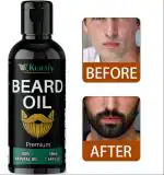 KURAIY Growth Beard Oil Grow Beard Thicker & More Full Thicken Hair Beard Oil For Men Beard Grooming Treatment Beard Care
