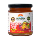 Himsrot Organic Real Mixed Fruit Jam | Real Fruit Bread Jam| Healthy & Tasty| Fruit Jam Organic from Himalayas| No Preservatives & Colors (250gm)