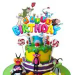 Zyozique Oggy & The Cockroaches Birthday Party Cake Toppers, Birthday Oggy & The Cockroaches Theme Party Cake Toppers for Birthday Decoration Cake Topper