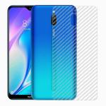 Kite Digital Redmi 8A Dual Back Screen Protective Film Carbon Fiber Skin Transparent Screen Guard Sticker (Pack of 2)
