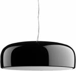 Lu Aluminium Ceiling Hanging Pendant Light | Drum Series | Ideal for Home Decoration, Office, Dining Table, Cafe, Bar Counter | Colour Black | Bulb not Included | Pack of 1