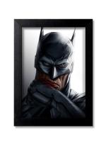 Blue Nexus Brutal Batman Dark Knight Wall Poster with Wall Frame Room Art Painting Collection A4 size 10x13