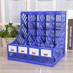 Kebica Stationery Blue Acrylic File Rack