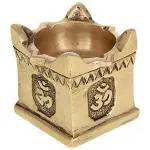 Goldgiftideas Golden Brass Tulsi Plant Diya (Pack Of 1)