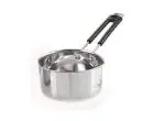 Neelam Stainless Steel 10 22G Regular Sauce Pan Wire Handle, 1150 ml, Silver