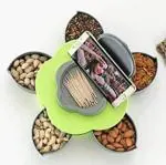 ALAMPAR Smart Candy/Dry/Fruits Box For Multipurpose 5 Compartments Candy Box