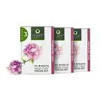 Gold Age Reversal Make Over Facial Kit For Women | 5 Easy Steps | Rejuvenates Skin Cells, Reduces Fine Lines & Signs of Ageing, Natural Glow To Skin | Ideal For All Skin Type | Paraben, Sulphate & Chemical Free (Gold, Pack of 3, 50gm Each)