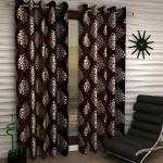 JARS Collections Set of 2 Polyester Long Door Curtains(4x9 ft)