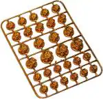 OBEROIS TRADERS 30 PCS Golden Bike Screw Cap Nut Bolt Cap Cover Protector Fairing Kit For All Motorcycle Fork Cover (Gold)