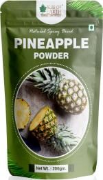 Bliss of Earth 200gm Pineapple Powder Natural Spray Dried Great for Juices, Jams, Cake, Ice Cream, & Energy Drinks