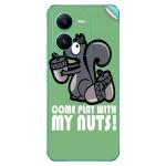 GADGETSWRAP Printed Vinyl Skin Sticker for Vivo V25 (5G) - my nuts