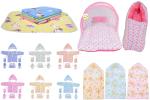 Kwitchy Newborn Baby Gift Combo of Daily Needs Items in Single Packet for 0-6 Months Baby Boy's & Baby Girl's